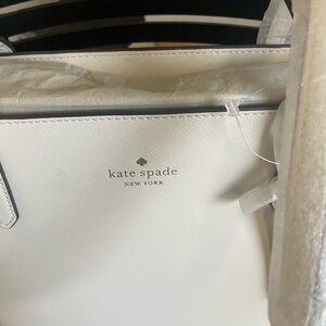 Kate Spade Elegant White Tote Bag